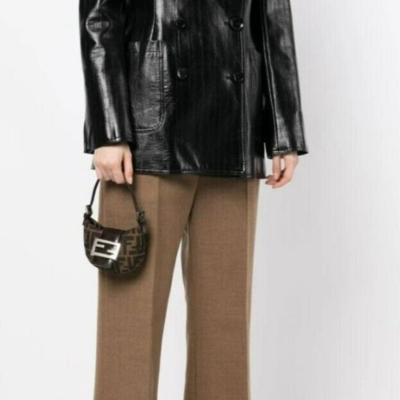 Fendi Zucca Canvas Micro Croissant Bag - Picture 2 of 16